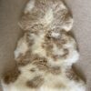 Moorit and White patches Sheepskin #2219